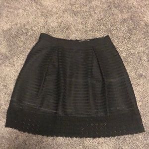 Le Chateau Black pleated skirt size 12